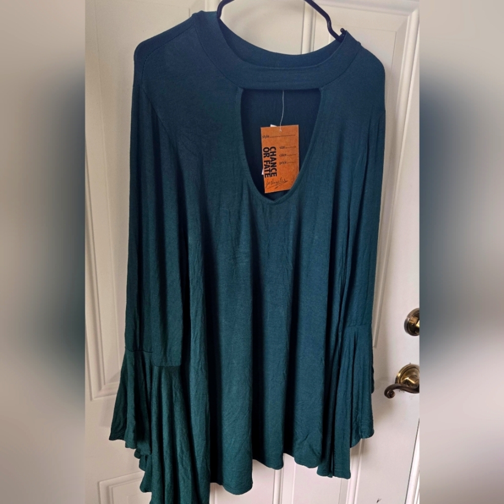 Chance or Fate Top with rumpet Sleeves